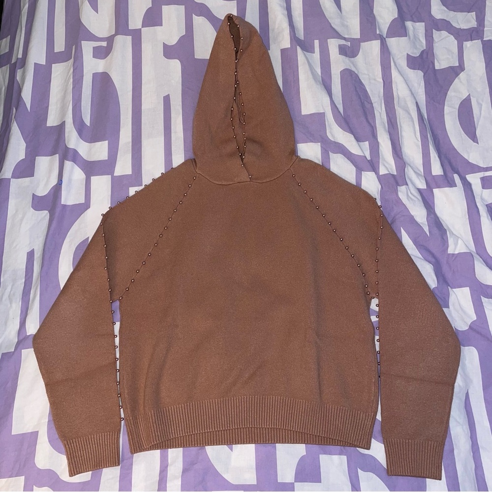 Meters/bonwe Pink Hoodie